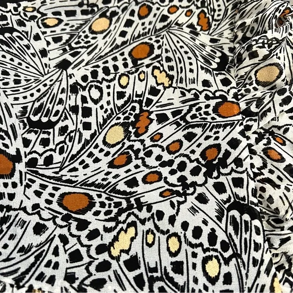 EXPRESS Rachel Zoe Printed One Shoulder Ruffle Mini Dress - Picture 8 of 16